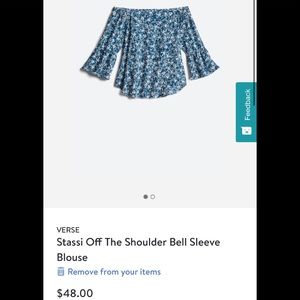 Verse off the shoulder from Stitch Fix